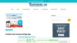 Favado: Free Grocery Savings App - Couponing 101
