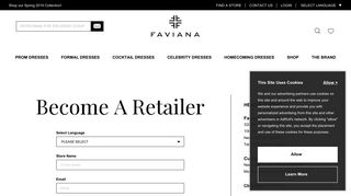 Contact Retailer | Faviana