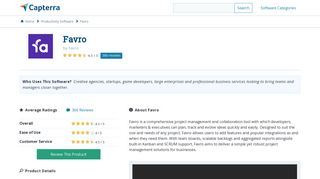 Favro Reviews and Pricing - 2019 - Capterra