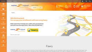 Fawry | Personal Banking | Mashreq Bank