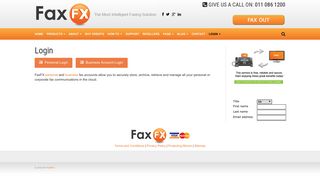 Login | FaxFX