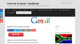 Gmail Fax to Email FREE | Sign up here | Free Fax To Email - Fax2Email