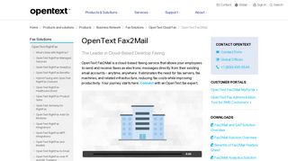 OpenText Fax2Mail