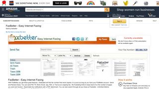 Amazon.com: FaxBetter - Easy Internet Faxing: Memberships and ...