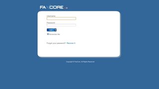 FaxCore Login - F12.net