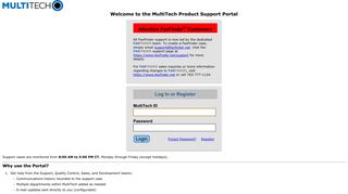 MultiTech Product Support Portal