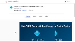 FAX.PLUS - Receive & Send Fax (Free Trial) - Google Chrome