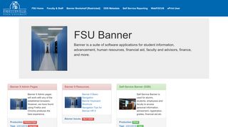 FSU Banner - Fayetteville State University