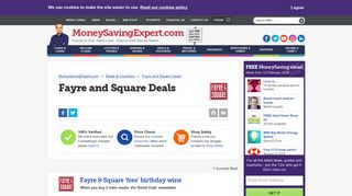 Fayre and Square Discount Codes, Promo & Sales - Money Saving ...