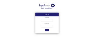 fbl - Login - Faysal Bank