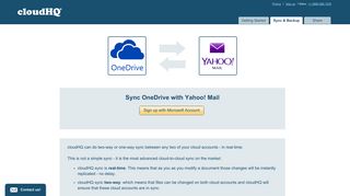 OneDrive Yahoo! Mail - Sync and Integrate - cloudHQ
