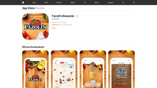 Fazoli's Rewards on the App Store - iTunes - Apple