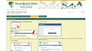 Facebook Login - Login Help - LibGuides at Palm Beach State College