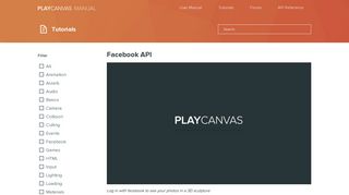 Facebook API | Learn PlayCanvas