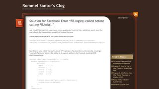 Solution for Facebook Error “FB.login() called before calling FB.init ...