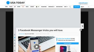 3 Facebook Messenger tricks you will love - USA Today