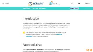 Facebook: Chat and Messages - GCFLearnFree.org - GCFGlobal
