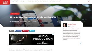 How to Use Messenger Without Facebook - MakeUseOf