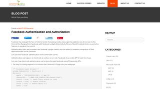Facebook Authentication and Authorization | Paxcel Labs