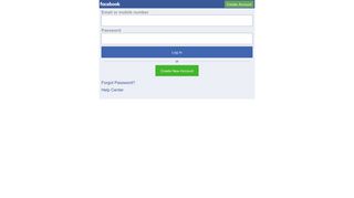 Log into Facebook - Facebook Basic