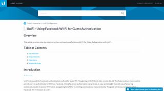UniFi - Using Facebook Wi-Fi for Guest Authorization – Ubiquiti ...