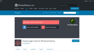 Social Login Lite For WooCommerce | WordPress.org