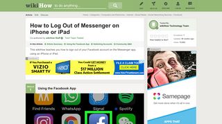 How to Log Out of Messenger on iPhone or iPad: 14 Steps
