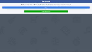 Create new account - Facebook