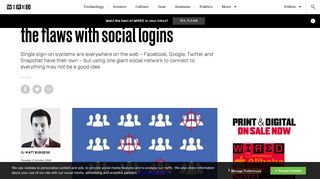 Facebook hack: Why you shouldn't use social logins ... - Wired UK