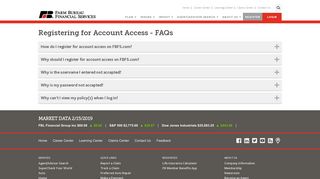 Account Registration FAQs | Farm Bureau Financial Services