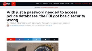 With just a password needed to access police databases, the FBI got ...