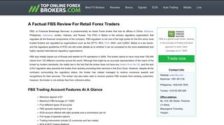 FBS Overview - Is It a Reliable Forex Broker? - Forex Brokers