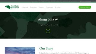 About FBSW - FirstBank Southwest