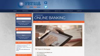 Online Banking - FBT Bank & Mortgage