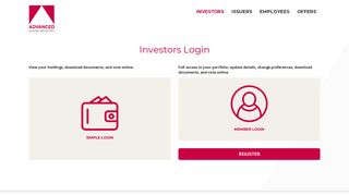 Advanced Share Registry - Investors
