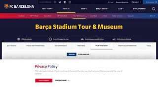 Barça Stadium Tour & Museum – Plan your visit | FC Barcelona Official ...