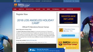 Register Now | Barcelona Camps