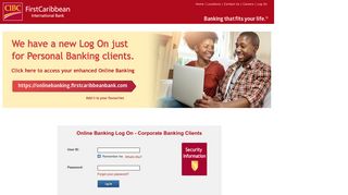 Internet Banking : LogOn - CIBC FirstCaribbean International Bank