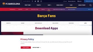 Apps - FC Barcelona