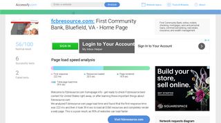 Access fcbresource.com. First Community Bank, Bluefield, VA - Home ...