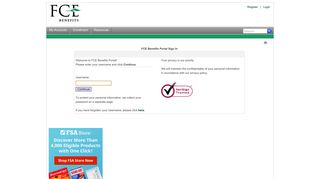 FCE Benefits Portal > SecureLogon > UserID