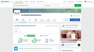 Fce Benefit Administrators Reviews | Glassdoor
