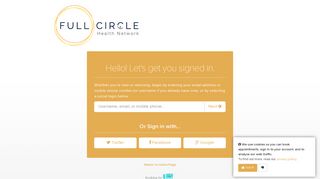Sign in - Full Circle Health Network - Jane