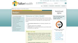 FCHP - Welcome to Fallon Health!