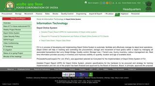 Information Technology - Food Corporation of India