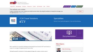 FCM Travel Solutions - Institute of Travel Management