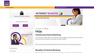 FAQs - FCMB Internet Banking - Personal Version