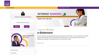 E-statements - FCMB Internet Banking - Personal Version