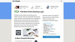 FCN Bank Online Banking Login - CC Bank