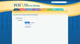 Florida Center for Nursing > FCN Login
